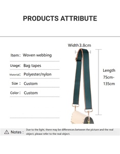 L'emballage en nylon de sangle de polyester du rouge pp <span class=keywords><strong>bleu</strong></span> noir gris de couleur faite sur commande attache toute largeur - Product Image 4