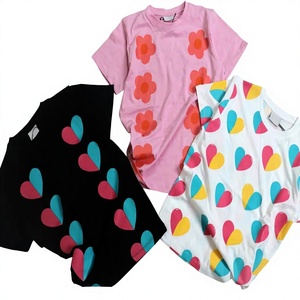 Ropa de Verano de Algodón al por Mayor para Bebés y Niños, Camisetas y Tops Coloridos para Niñas y Niños, Caja de Mezcla de Algodón Suave - Product Image 1