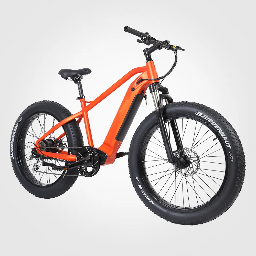 Kuake pneu de bicicleta elétrico, 48v, 500w, sem escova, para bicicleta de montanha, para mountain bike