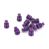 Bouchon d'étanchéité en silicone violet TC03287 pour connecteur de faisceau de câblage automobile