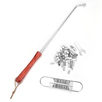 BBQ personnalisé marque fer métal viande Barbecue Steak griller noms presse outil interchangeable lettres bois pour usage domestique cuisine