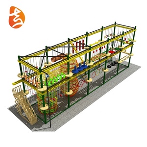 New design children excersize equipment adventure game indoor climbing net rope adventure park