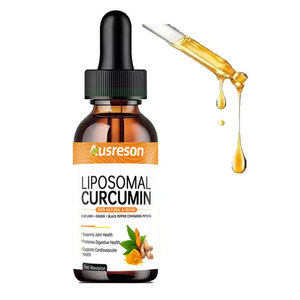 Ausreson OEM Nano Liposomales Ekstrak Kunyit Curcumin Cair Bentuk Tetes SUPLEMENT PENYUBUH KESEHATAN SENDI <span class=keywords><strong>GINGER</strong></span> Cairan Curcumin Liposomal - Product Image 1