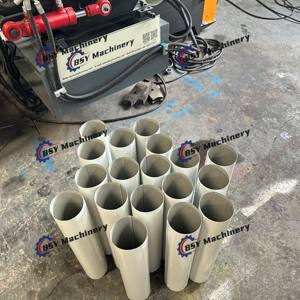 Aluminium Goot Metalen Ronde Downspout Pijp Vormen <span class=keywords><strong>Machine</strong></span> Met Tandwiel Lagermotor Voor Eenvoudige Bediening - Product Image 2