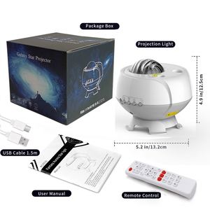 3 in 1 Aurora Moon Starry Galaxy <b>Projector</b> Night Light Star <b>Projector</b> for Kids Baby Teen Adults With Wireless Music <b>Speaker</b> - Product Image 2