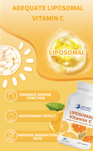 ओएम/ओडम हॉट-सेलिंग लिपोसोमल विटामिन सी कैप्सूल जिसमें <span class=keywords><strong>100</strong></span> मिलीग्राम विटामिन सी और 400 मिलीग्राम लिपोसोमल पूरक कुशल अवशोषण - Product Image 4