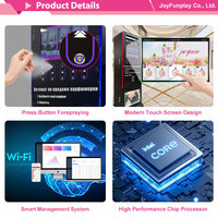Máquina Expendedora de Perfume Inteligente JoyFunplay, Máquina Automática de Pulverización de Fragancias con Pago sin Efectivo para Negocios Minoristas