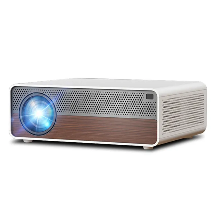 2022 New Fashionable 600 ANSI Lumens 1080P Projector WiFi Blue-tooth Wireless 4D Digital Keystone Home Theater Android 9.0