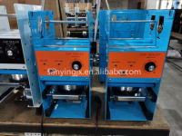 Scelleuse manuelle commerciale pour gobelets en plastique, machine à sceller les gobelets en plastique pour les magasins de bubble tea
