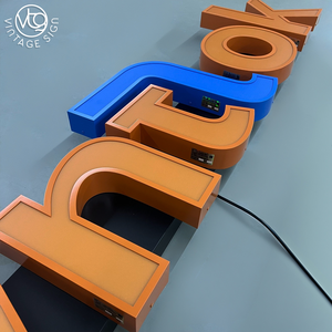 Luminosité Signe Signalisation Bâtiment Canal Lettres <span class=keywords><strong>Sho</strong></span> Frontlit Led Éclairage Lettre Signes De Haute Qualité - Product Image 5