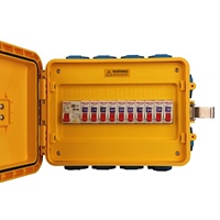 Boîte de distribution d'alimentation portable industrielle BYLJQ IP67 avec prises combinées, pour atelier, exploitation minière et chantier extérieur