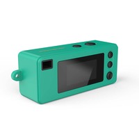 Mini Cámara de Video Digital CCD Retro de Tamaño Pequeño con Pantalla de 0.96 Pulgadas, Cámara Digital Tipo Llavero 1080P con Linterna