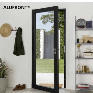 Puertas individuales de aluminio para puertas traseras de <span class=keywords><strong>Patio</strong></span>, <span class=keywords><strong>puerta</strong></span> de despensa de vidrio con vidrio de seguridad - Product Image 3