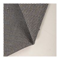 Polyester écologique trame insertion chaîne tricot entoilage tissu pour vêtement