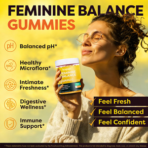 Gomitas Probióticas al por Mayor OEM para Equilibrio de la Flora Vaginal, Frescura Femenina, Marca Privada, GMP, 60 Unidades, pH, Fabricación OEM para Mujeres - Product Image 3