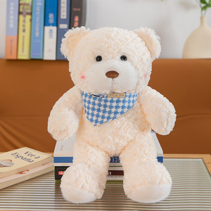 <b>Cute</b> Cartoon Scarf Teddy <b>Bear</b> Plush Toys PP Cotton Filling Soft Dolls Children's Sleep Hug Pillow Holiday Gift Wholesale - Product Image 5