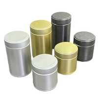 Boîte à thé matcha 60*68mm avec couvercle à vis scellé, boîte en fer blanc soudée, emballage individuel pour thé, boîte à café, emballage en fer blanc pour poudre d'épices