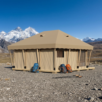 Maisons modulaires préfabriquées modernes haut de gamme, tentes de glamping, hôtel de luxe en toile imperméable, complexe hôtelier extérieur, safari, salle de bain spacieuse