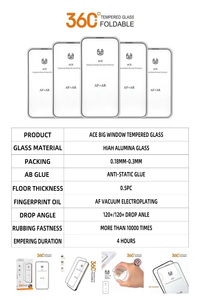 360 °   Miếng dán cường lực kính cường lực phủ keo toàn màn hình chống tĩnh điện, chống phản chiếu, chống xước, dành cho iPhone 11 12 13 14 15 16 Pro Max - Product Image 4