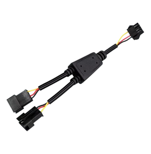 定制加工1对2注塑成型PVC防水电缆2.54SM端子SM公母线束用于LED灯条 - Product Image 5