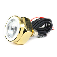 ZhengyuanLED 27W 1800LM IP68 Éclairage LED sous-marin 12V/24V DC pour bateau/yacht, lumière de bouchon de vidange, angle de faisceau de 180 degrés, multicolore