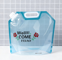 Feiao Sachet Doypack transparent en plastique imprimé personnalisé avec bec verseur pour eau bénite, eau, jus et autres liquides