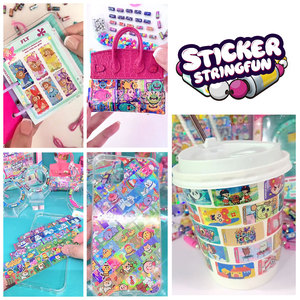 Kit de <span class=keywords><strong>bijoux</strong></span> DIY avec autocollants, bracelet à perles fait main, jouets pour filles - Product Image 2