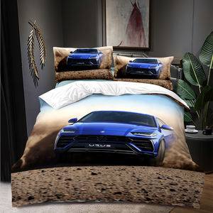 Housse de <span class=keywords><strong>couette</strong></span> de luxe imprimée numériquement, paon, polyester, drap de lit 3D en microfibre, taille Queen, ensemble de literie personnalisé, ensembles de draps - Product Image 6