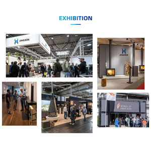 Poêle à granulés et à bois autoportant d'intérieur en fonte, fabriqué sur mesure par JingXin - Product Image 4
