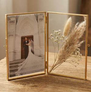 Cornice in Vetro Bifacciale di Lusso Fatta a Mano, <span class=keywords><strong>Porta</strong></span>-Insegne da Tavolo per Matrimoni, <span class=keywords><strong>Porta</strong></span>-Menu Personalizzabile - Product Image 1