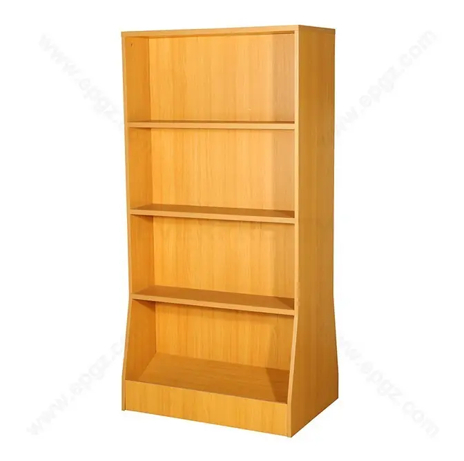 Estantería de madera de doble cara para libros, muebles de biblioteca de diseño Simple moderno