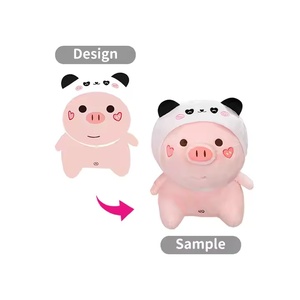 Customizable Plush Toys Cute Pillow PP Cotton Plush <b>Doll</b> Bedside Pillow Pad Custom logo Packaging Label Hanging Tag - Product Image 3