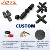 Connecteur étanche JOYL L20-L 2 à 4 broches, répartiteur 30A 250V IP67/PA68 pour onduleur solaire LED extérieur et stockage d'énergie