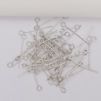 Aiguilles en acier inoxydable épingles à oeil résultats épingles à tête d'oeil pour la fabrication de bijoux à la main bricolage artisanat accessoires