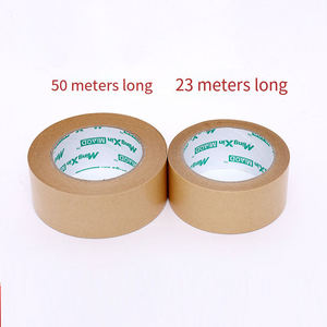 Ruban de papier de buffle humide personnalisé montage facile par collage fixation inscriptible à l'eau humide ruban kraft d'étanchéité de carton ruban résistant à l'eau - Product Image 4