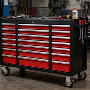 Nuovo Carrello Portaoggetti in Acciaio Resistente YA YAV-024 con 21 Cassetti, Capacità di Carico 500kg, OEM/ODM Disponibile, Garanzia di 3 Anni - Product Image 1