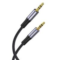 Pabrik JOKADE kabel Audio AUX 3.5mm kualitas tinggi langsung kawat kepang untuk Stereo mobil, Speaker rumah, ponsel & tablet tahan lama/panas