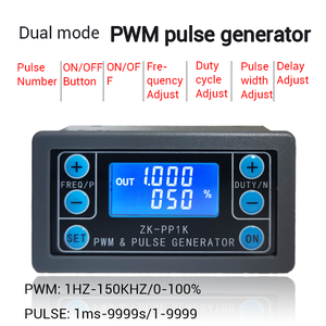 Générateur d'impulsions PWM double mode ZK-PP1K WUZHI Nombre d'impulsions Fréquence Cycle <span class=keywords><strong>de</strong></span> service réglable avec module Shell - Product Image 2