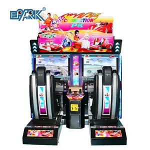 Máy Chơi Game Đua Xe Chạy Bằng Đồng Xu 2 Người Chơi Thú Vị Mới 32 Màn Hình LCD Outrun