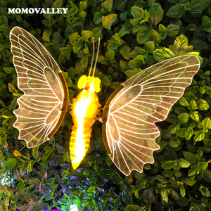 Productos de Venta Caliente Momovalley, Iluminación de Paisaje IP65, Simulación Dinámica, Motivo de Mariposa Móvil LED para Decoración de Jardín - Product Image 1