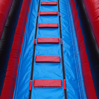 Tobogán inflable pirata portátil de 17 'de altura, tobogán húmedo y seco para niños, fiestas al aire libre, eventos de fábrica de inflables de China