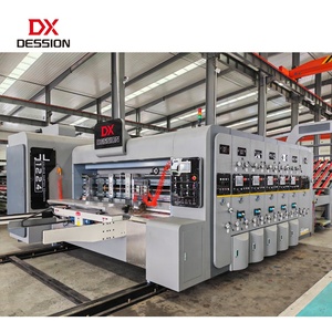 H1424 Automatic Corrugated Cardboard Printing Machine Carton Making Rotary Die Cutter Pizza Box Printer Corrugated Box Machine
