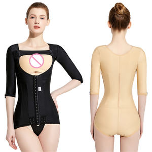 9 Acero Hueso Cintura <span class=keywords><strong>Abdomen</strong></span> Brazo Postoperatorio Post Liposucción Cintura médica Prendas de compresión fuertes Body Shaper - Product Image 1