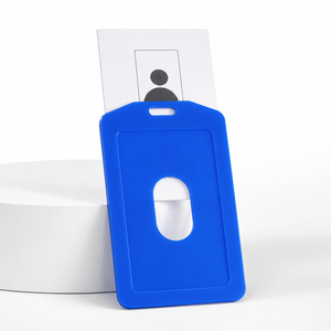 Porte-badge en plastique PP A2 imprimé sur mesure, étui pour carte d'identité, cordon de cou, porte-documents coloré 11x6,7 cm pour événements et séminaires - Product Image 2