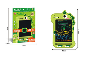 Gioco Educativo Interattivo per Bambini con Puzzle di Animali (<span class=keywords><strong>Volpe</strong></span>, Cavallo, Elefante, Bradipo) e Lavagna LCD per Disegnare e Scrivere - Product Image 6