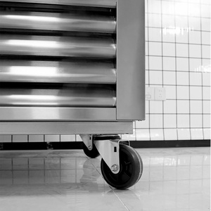 Congélateur vertical commercial à température unique, à refroidissement par ventilateur, trois portes, dégivrage automatique, contrôleur de température numérique 430 - Product Image 2