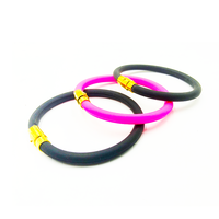 Échantillon gratuit, meilleurs cadeaux promotionnels, bracelet en silicone fait main de style art populaire, couleur personnalisée, application de Noël, nouveau design
