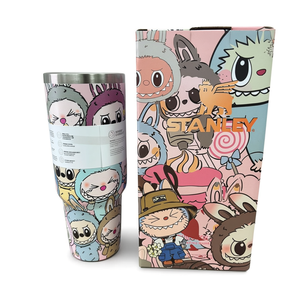 Borraccia Termica in Acciaio Inossidabile Zhicheng 800ml con Design Cartone Animato, Isolamento Sottovuoto, per Bambini, Uso Quotidiano, Ecologica, con Coperchio - Product Image 1