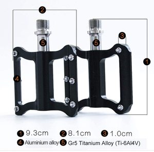De alta calidad de aleación de titanio de bicicleta Pedal venta al por mayor - Product Image 6