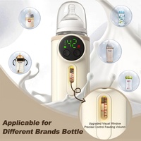 Chauffe-biberon électrique multifonctionnel, chauffe-biberon portable pour voyage, chauffe-biberon pour lait, à utiliser pendant la charge